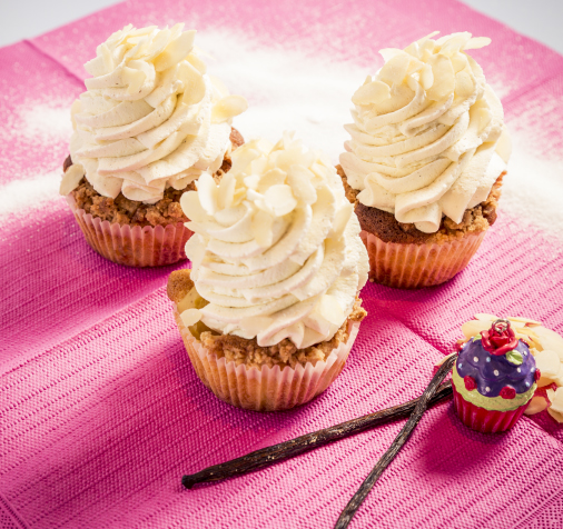 Apfelstreusel-Cupcakes