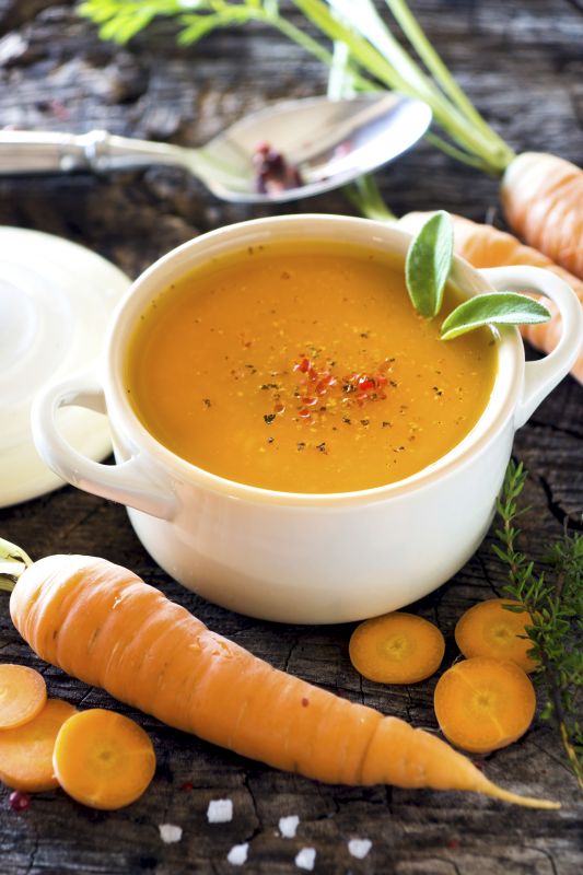 Karotten-Orangen-Suppe / Winter / Rezepte - Klimakochbuch